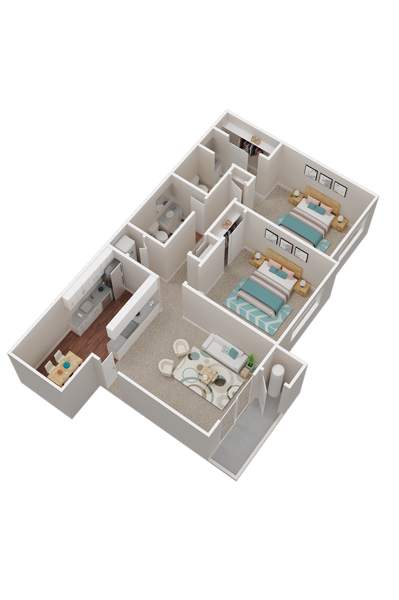 The Meritage_Vallejo CA_Floor Plan_Two Bedroom Two Bathroom The Meritage_Vallejo CA_Floor Plan_Two Bedroom Two Bathroom
